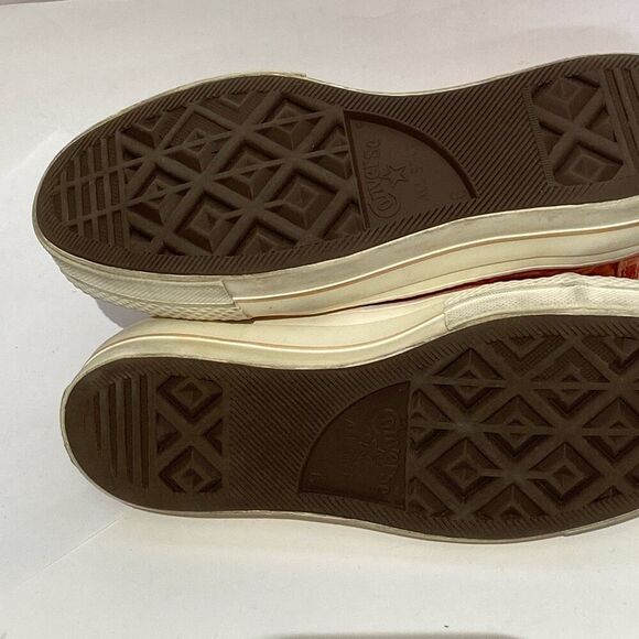 Converse Womens Mantra Orange All Star Chuck Taylor Lift Platform Sneaker Size 8 - Picture 7 of 8